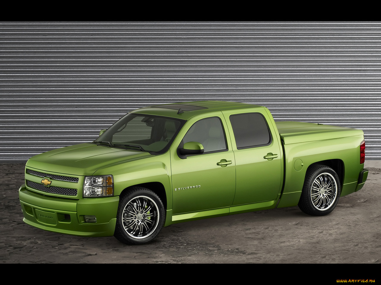 2007, chevrolet, silverado, rally, sport, , custom, pick, up